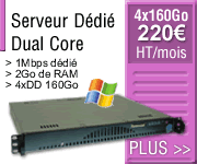 Location vente de Serveurs D�di�s